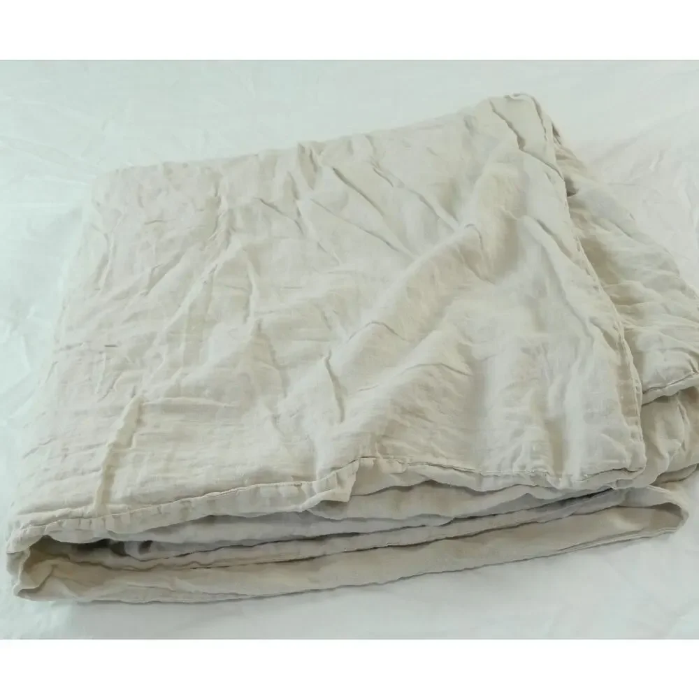 Parachute Linen Duvet Cover in Light Beige